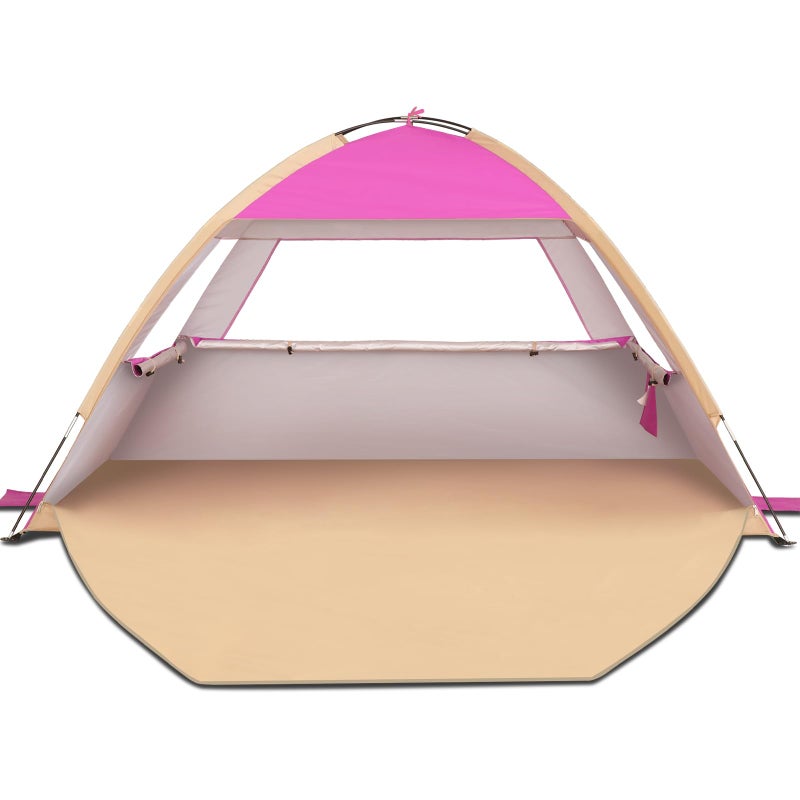 Venustas Beach Tent Sun Shelter for 3/4-5/6-7/8-10 Person, UPF 50+ UV Protection Beach Canopy, Lightweight and Easy Setup Cabana, Portable Shade Tent - Image 1